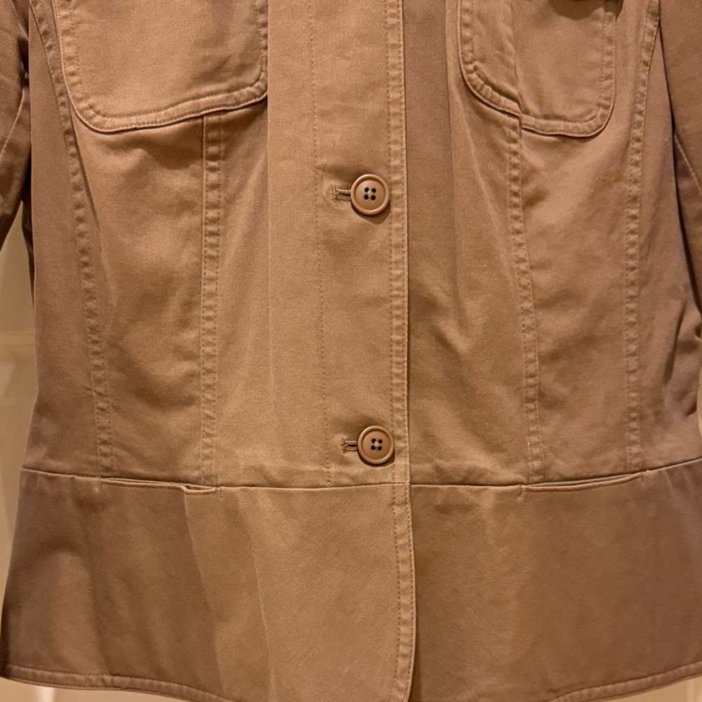 Talbots Brown/Olive Utility Jacket - image 3